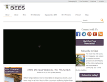 Tablet Screenshot of keepingbackyardbees.com